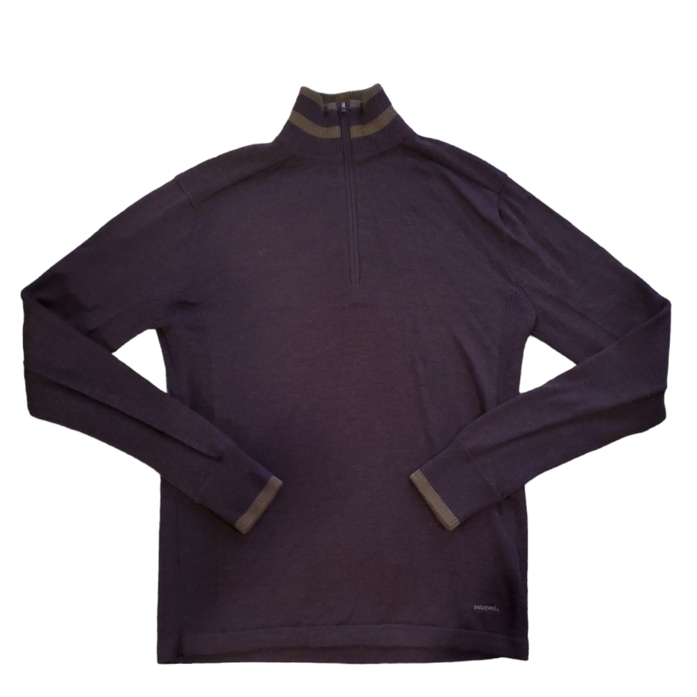 Patagonia 100% Merino Wool Quarter 1/4 Zip Sweater Medium